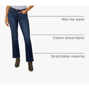 Lucky Brand Women Size 4/27 Regular Sweet Boot Mid-Rise Blue Jeans Dark Blue